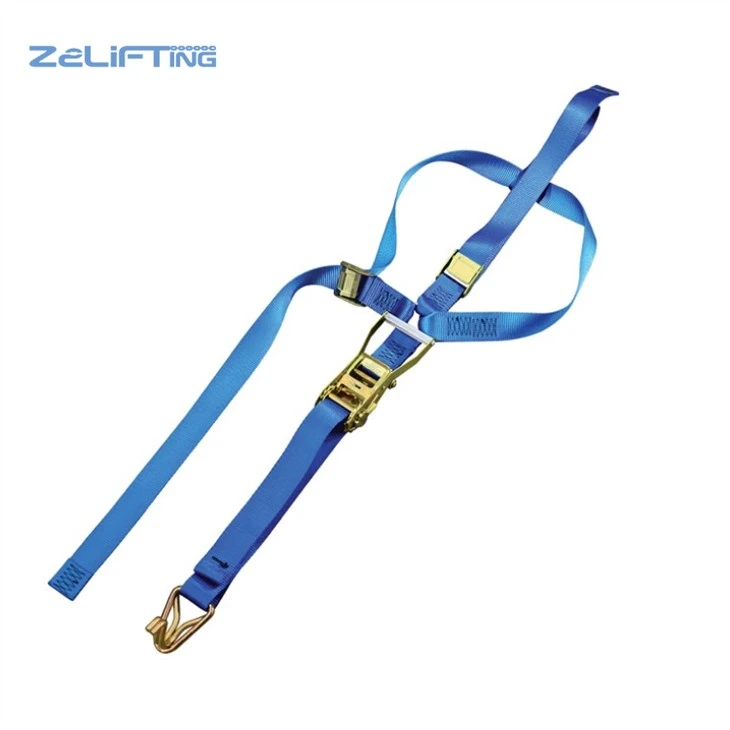 Wheel Tie Down Straps With Ratchet&Cam Buckle